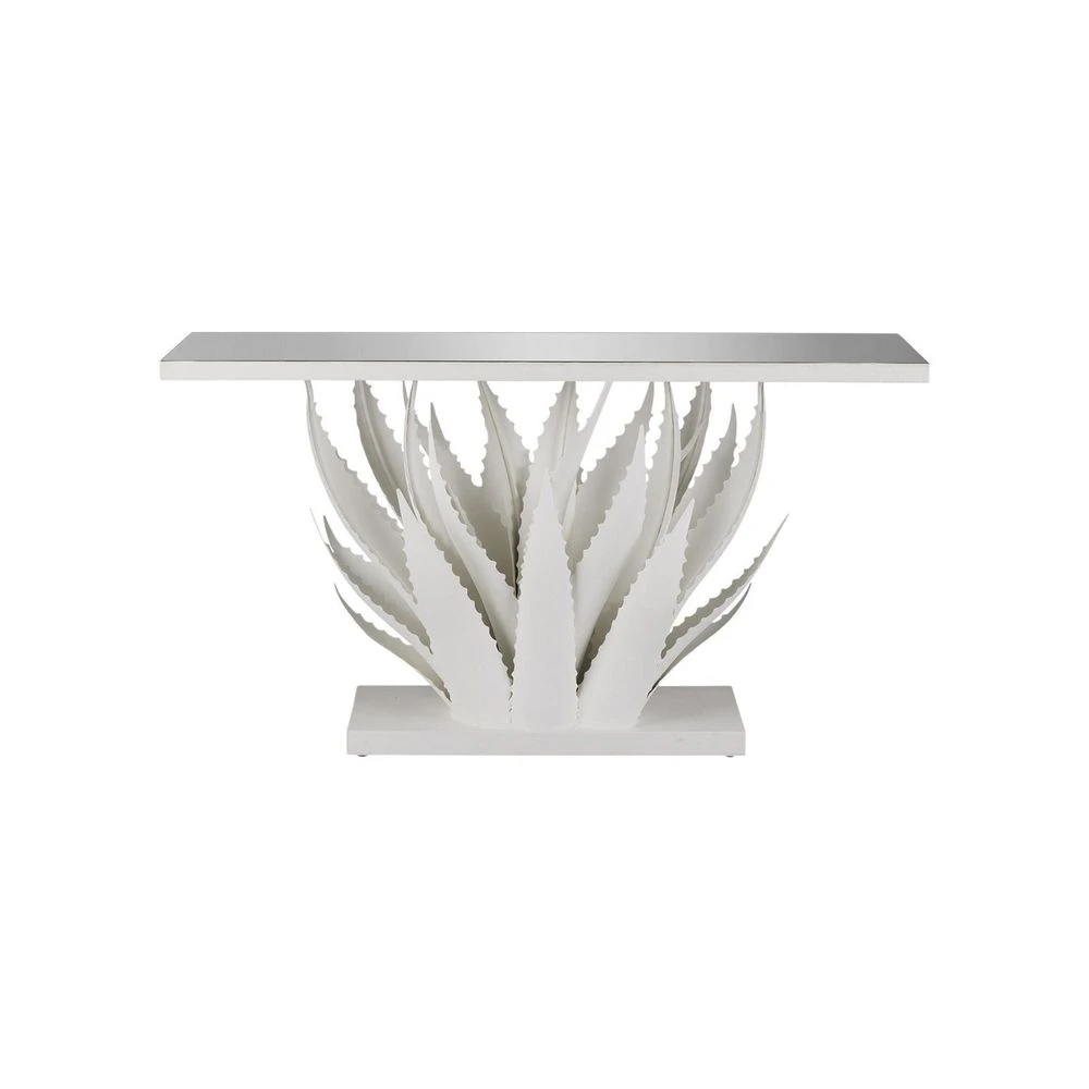 Agave White Console Table 10 Agave White Console Table - Image 8