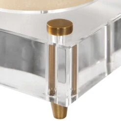 Claire Crystal Block Candleholders - S/2 -France and Son Store 18643 5