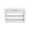 MONTAIGNE LARGE BEDSIDE CHEST - WHITE -France and Son Store 188217 1