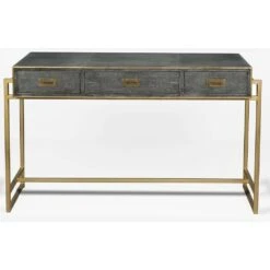 Grey Leather Shagreen Desk -France and Son Store 1b9938dc953ef0a8e7573ea3f591235b
