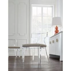 Duke - Acrylic Klismos Chair With White Linen Cushion -France and Son Store 1bDuke BG Chair WS 36245.1650486754 6dfd425c f0bd 49a6 8365 f2f19905cf61