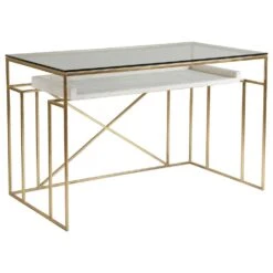 Cumulus Writing Table - Gold