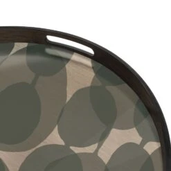 Connected Dots Glass Tray - Black -France and Son Store 20438