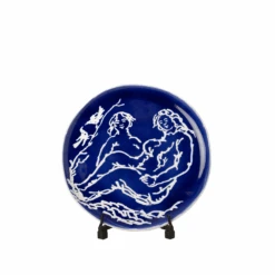 Pablo Round Blue & White Platter