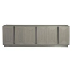 Gradient Long Media Console - Antiqued White -France and Son Store 2119 908 STR
