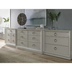 Zeitgeist White Double Dresser - Antiqued White 9 Zeitgeist White Double Dresser - Antiqued White -France and Son Store 2140 GROUP ROM 1