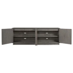 Monstuart Long Media Console/Buffet - Gray -France and Son Store 2150 907 STR OPEN