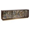 Verbatim Long Media Console - Dark Brown 2 Verbatim Long Media Console - Dark Brown -France and Son Store 2170 910C PER
