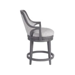 Appellation Upholstered Swivel Counter Stool - Gray -France and Son Store 2200 895 SID