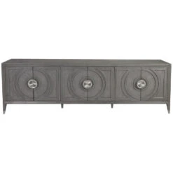 Appellation Long Media Console - Gray -France and Son Store 2200 908 STR