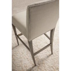 Madox Upholstered Low Back Bar Stool - Grigio -France and Son Store 2220 896 41 DET