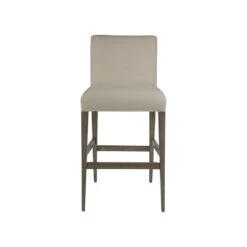 Madox Upholstered Low Back Bar Stool - Grigio -France and Son Store 2220 896 41 STR