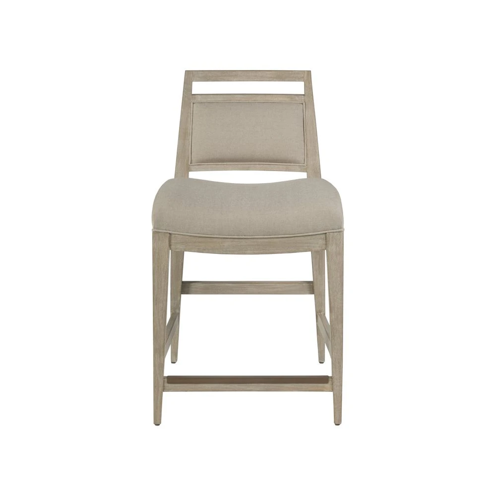 Nico Upholstered Counter Stool - Bianco 6 Nico Upholstered Counter Stool - Bianco - Image 4