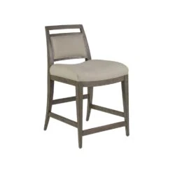 Nico Upholstered Counter Stool - Grigio