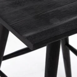 Gina Bar Stool - Black Oak -France and Son Store 223115 048 DET 2 3c4a3099 287a 46d8 a3d7 3f2b72cc2d2d