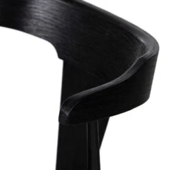 Gina Bar Stool - Black Oak -France and Son Store 223115 048 DET 4