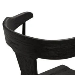 Gina Bar Stool - Black Oak -France and Son Store 223115 048 DET 6