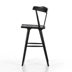 Gina Bar Stool - Black Oak -France and Son Store 223115 048 SID 1