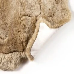 Sylas Lambskin Rug - Beige Lambskin -France and Son Store 223281 005 DET 1