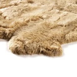 Sylas Lambskin Rug - Beige Lambskin -France and Son Store 223281 005 DET 3