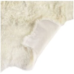 Sylas Lambskin Rug - White - 4.5X5.75' -France and Son Store 223281 007 DET 3