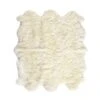 Sylas Lambskin Rug - White - 4.5X5.75' -France and Son Store 223281 007 PRM 1