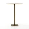Franklin Bar Table - Acid Etched Aged Brass -France and Son Store 223303 005 FRT 1