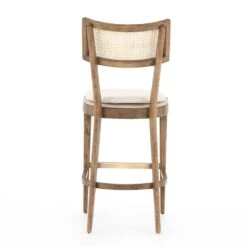 Britt Bar Stool - Savile Flax -France and Son Store 224123 003 BCK 1