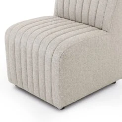 Make Your Own: Alexander Dining Banquette - Chair - Orly Natural -France and Son Store 224325 002 DET 2