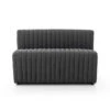 Make Your Own: Alexander Dining Banquette - 49" Bench - Fiqa Boucle Charcoal -France and Son Store 224326 004 FRT 1