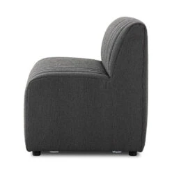 Make Your Own: Alexander Dining Banquette - 49" Bench - Fiqa Boucle Charcoal -France and Son Store 224326 004 SID 1