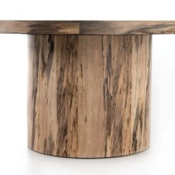 Winslet Round Dining Table - Spalted Primavera 16 Winslet Round Dining Table - Spalted Primavera -France and Son Store 224372 006 DET 1