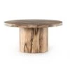 Winslet Round Dining Table - Spalted Primavera