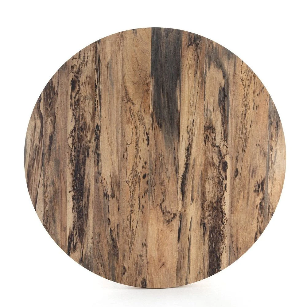 Winslet Round Dining Table - Spalted Primavera 8 Winslet Round Dining Table - Spalted Primavera - Image 6