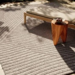 Isaac Outdoor Rug - Heathered Natural -France and Son Store 224673 003 HOV 1 a81fa8ab d987 429e 89b1 01dd36fbd36b