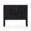 Calloway Bar Cabinet - Black Wash Poplar -France and Son Store 225870 002 FRT 1
