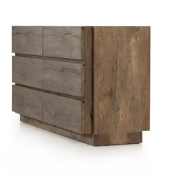 Renata 6 Drawer Dresser - Rustic Fawn -France and Son Store 226022 001 DET 3