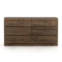 Renata 6 Drawer Dresser - Rustic Fawn