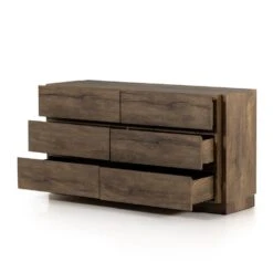 Renata 6 Drawer Dresser - Rustic Fawn -France and Son Store 226022 001 OPN 1