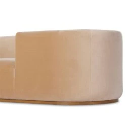 Valencia Tete A Tete Chaise - Surrey Camel -France and Son Store 226579 002 DET 1