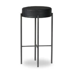 Cheyenne Bar + Counter Stool - Bar Stool - Black Leather