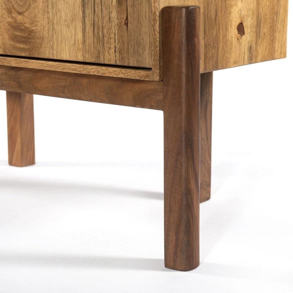 Rex Bar Cabinet - Smoked Honey 8 Rex Bar Cabinet - Smoked Honey - Image 6