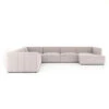 Log Channeled 6-Piece Sectional - RAF Chaise - Napa Sandstone -France and Son Store 227473 002 FRT 1