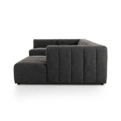 Log Channeled 5 Pc Sectional - RAF Chaise - Saxon Charcoal -France and Son Store 227474 005 SID 1