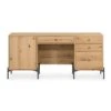 Edwin Executive Desk - Light Oak Resin -France and Son Store 227862 001 FRT 1