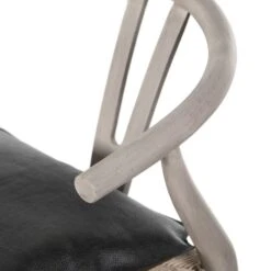 Modelo Bar + Counter Stool - Bar Stool - Weathered Grey - Pebble Black -France and Son Store 228279 012 DET 4