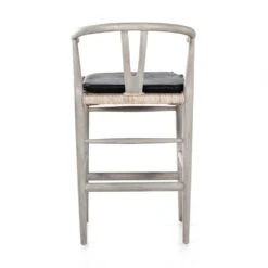 Modelo Bar + Counter Stool - Counter Stool - Weathered Grey - Pebble Black 14 Modelo Bar + Counter Stool - Counter Stool - Weathered Grey - Pebble Black -France and Son Store 228279 021 BCK 1