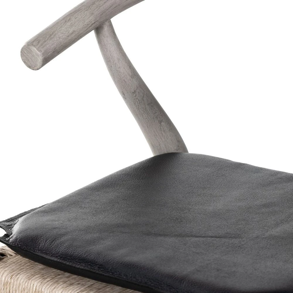 Modelo Bar + Counter Stool - Counter Stool - Weathered Grey - Pebble Black 9 Modelo Bar + Counter Stool - Counter Stool - Weathered Grey - Pebble Black - Image 7