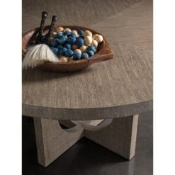 Apostrophe Round Dining Table - Gray 9 Apostrophe Round Dining Table - Gray -France and Son Store 2283 870C DET