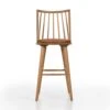 Clark Windsor Bar + Counter Stool - Sandy Oak - Bar - Whiskey Saddle -France and Son Store 228387 007 FRT 1